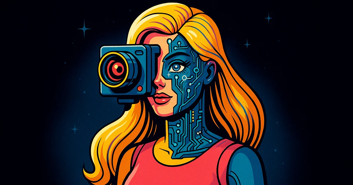 Eine Barbie im KI-Design